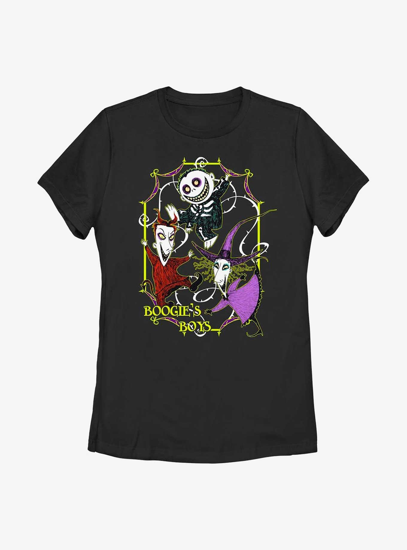 Disney The Nightmare Before Christmas Boogie's Boys Lock, Shock, & Barrel Womens T-Shirt, , hi-res