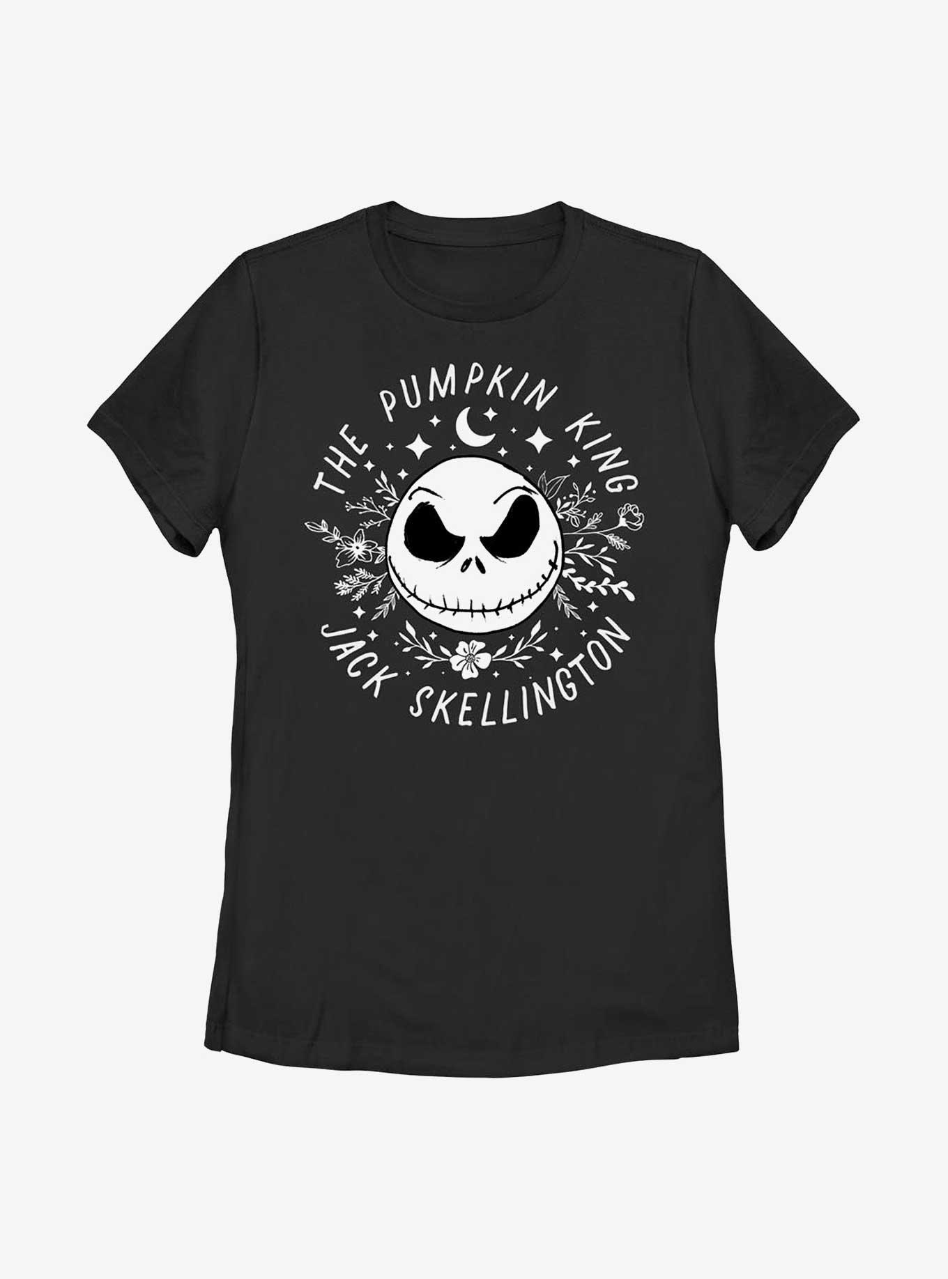 Disney The Nightmare Before Christmas Jack Skellington Pumpkin King Face Womens T-Shirt, , hi-res