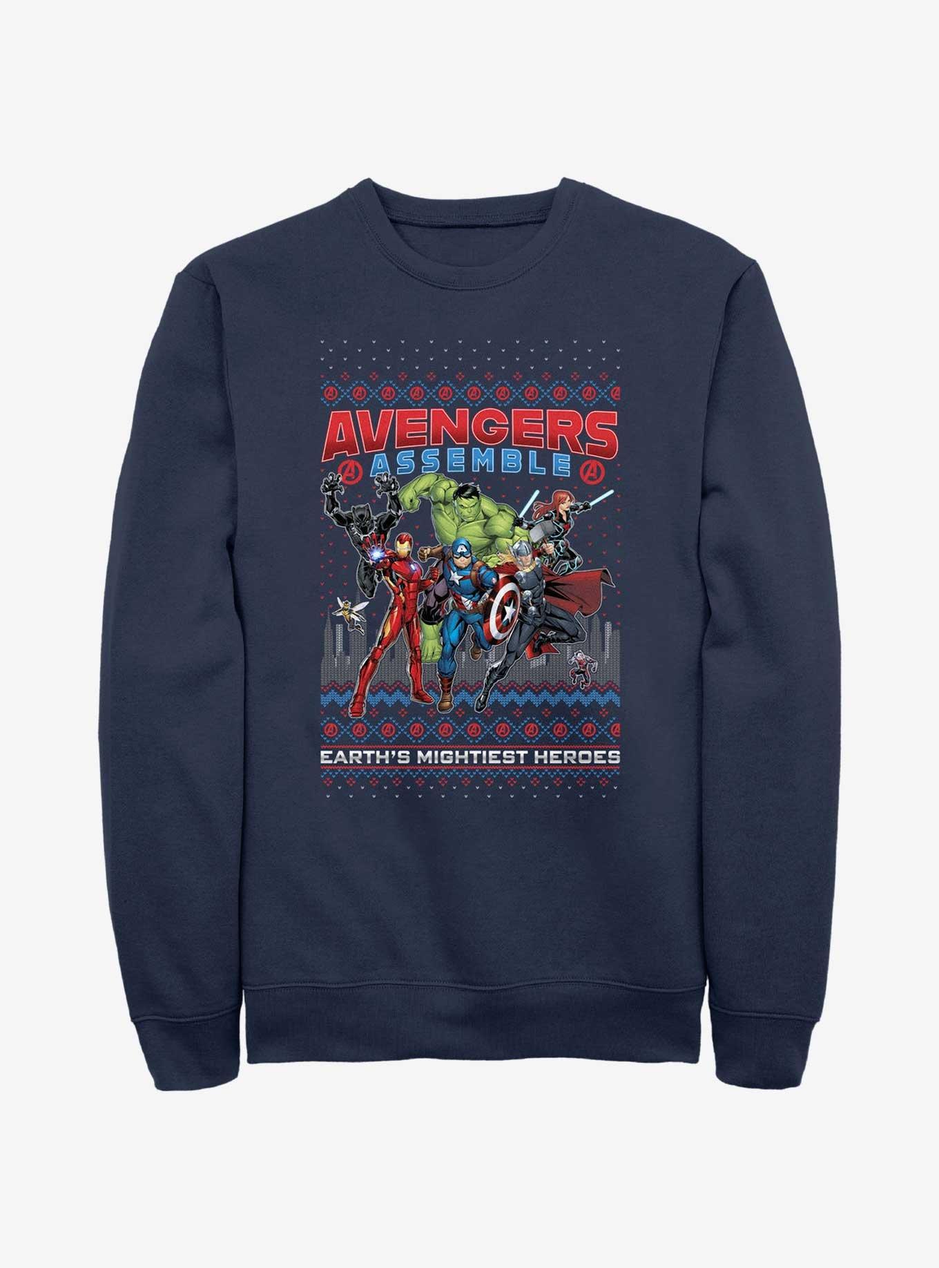 Marvel Avengers Assemble Ugly Christmas Sweatshirt, , hi-res