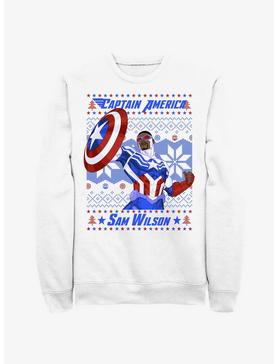 Marvel Captain America Sam Wilson Ugly Christmas Sweatshirt, , hi-res