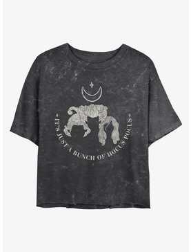 Disney Hocus Pocus Sanderson Hair Mineral Wash Womens Crop T-Shirt, , hi-res
