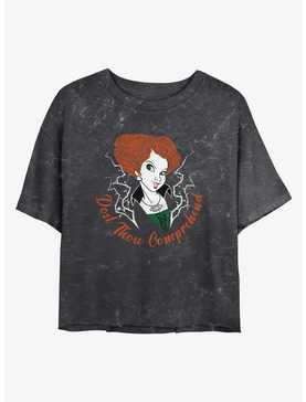 Disney Hocus Pocus Winifred Quote Mineral Wash Womens Crop T-Shirt, , hi-res