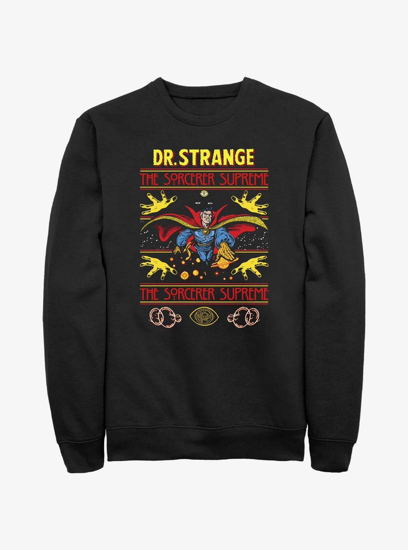 Marvel Doctor Strange Sorcerer Supreme Ugly Christmas Sweatshirt, , hi-res