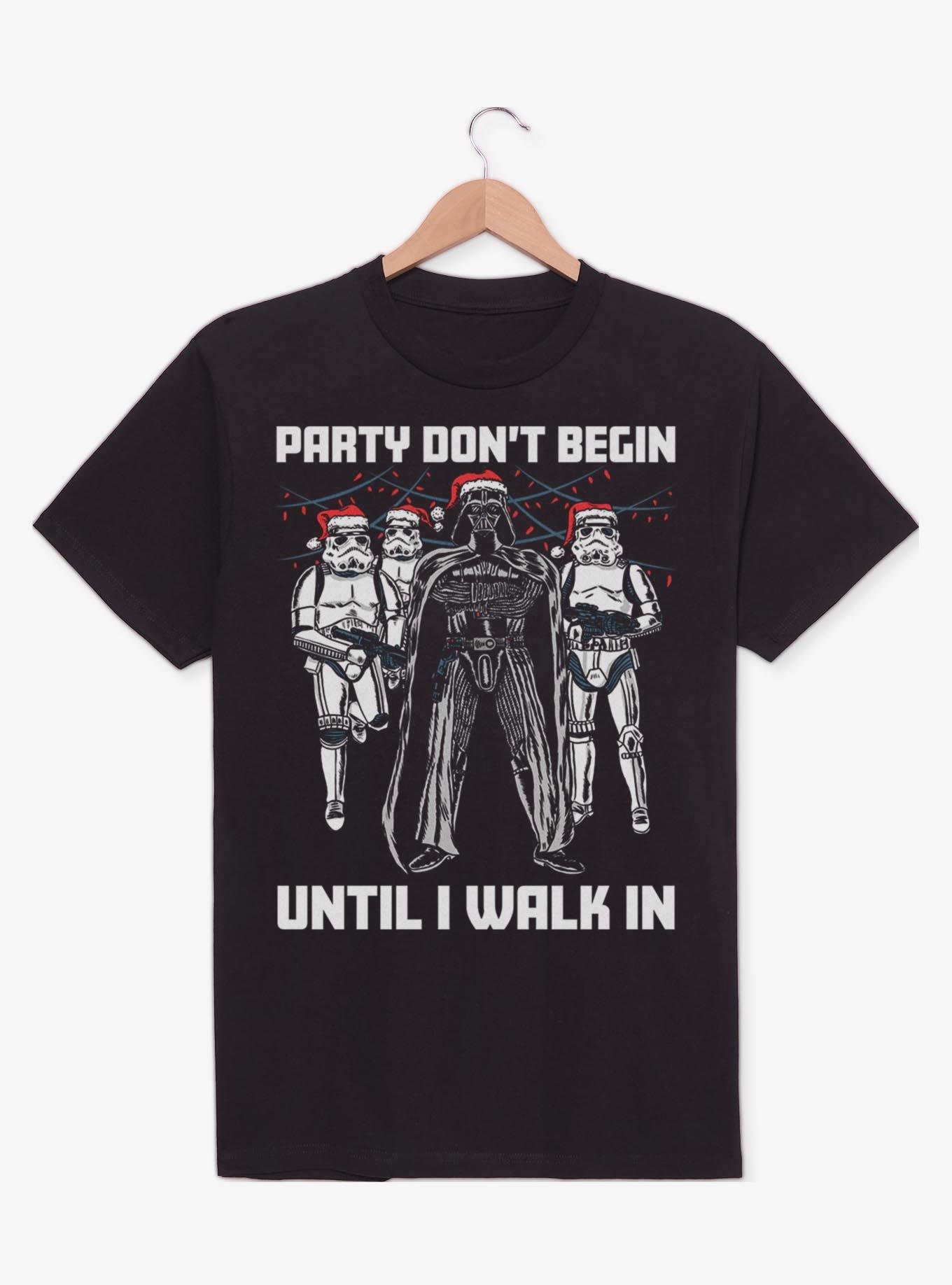 Star Wars Darth Vader Party Don't Begin T-Shirt