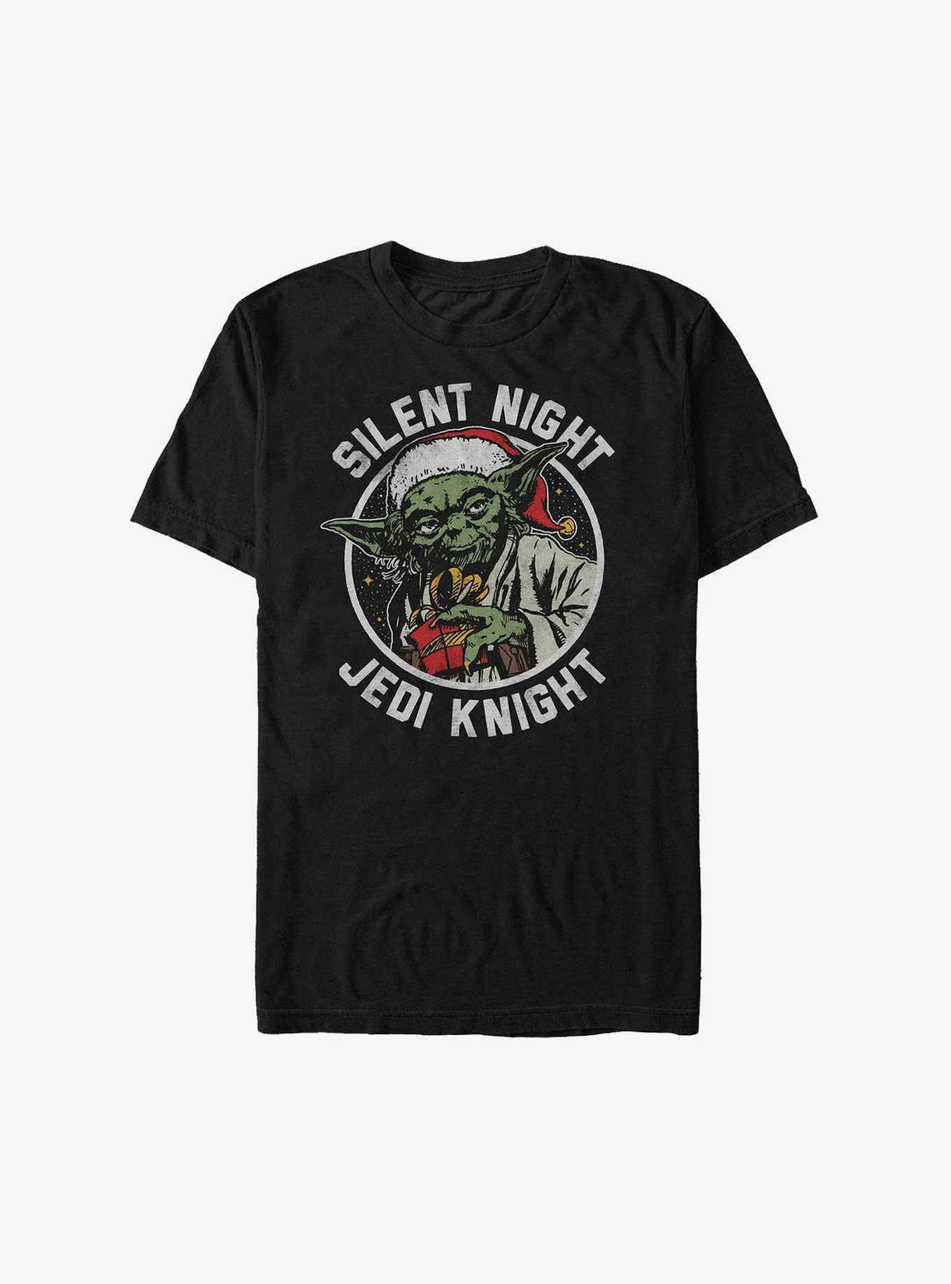 Star Wars Yoda Silent Night Jedi Knight T-Shirt, , hi-res