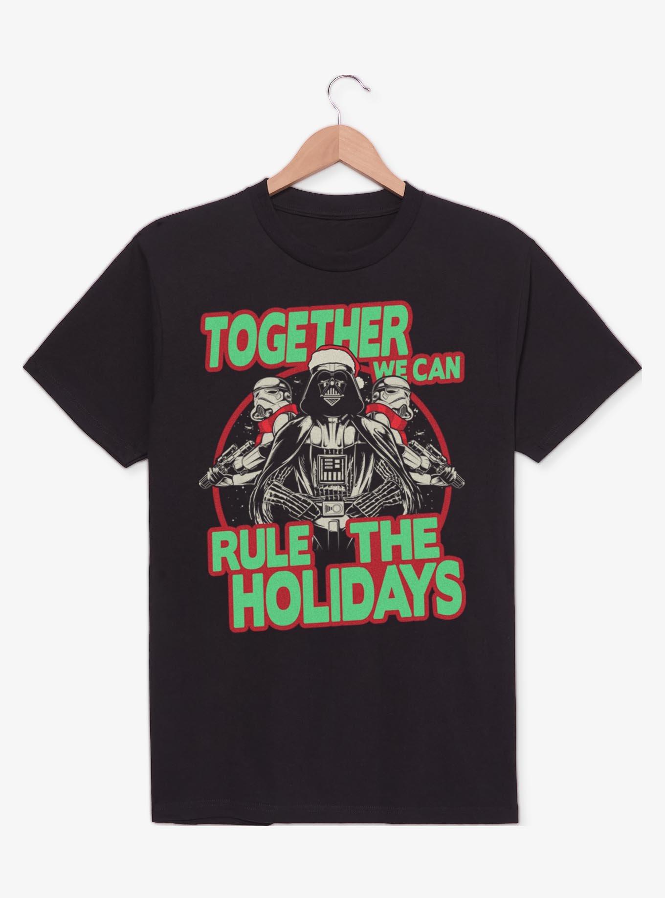 Star Wars Darth Vader Rule The Holidays T-Shirt