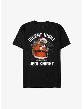 Star Wars Santa Yoda Silent Night Jedi Knight T-Shirt, , hi-res
