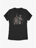 Star Wars R2-D2 and C-3PO Holiday Droids Womens T-Shirt, BLACK, hi-res