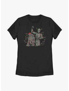 Plus Size Star Wars R2-D2 and C-3PO Holiday Droids Womens T-Shirt, , hi-res