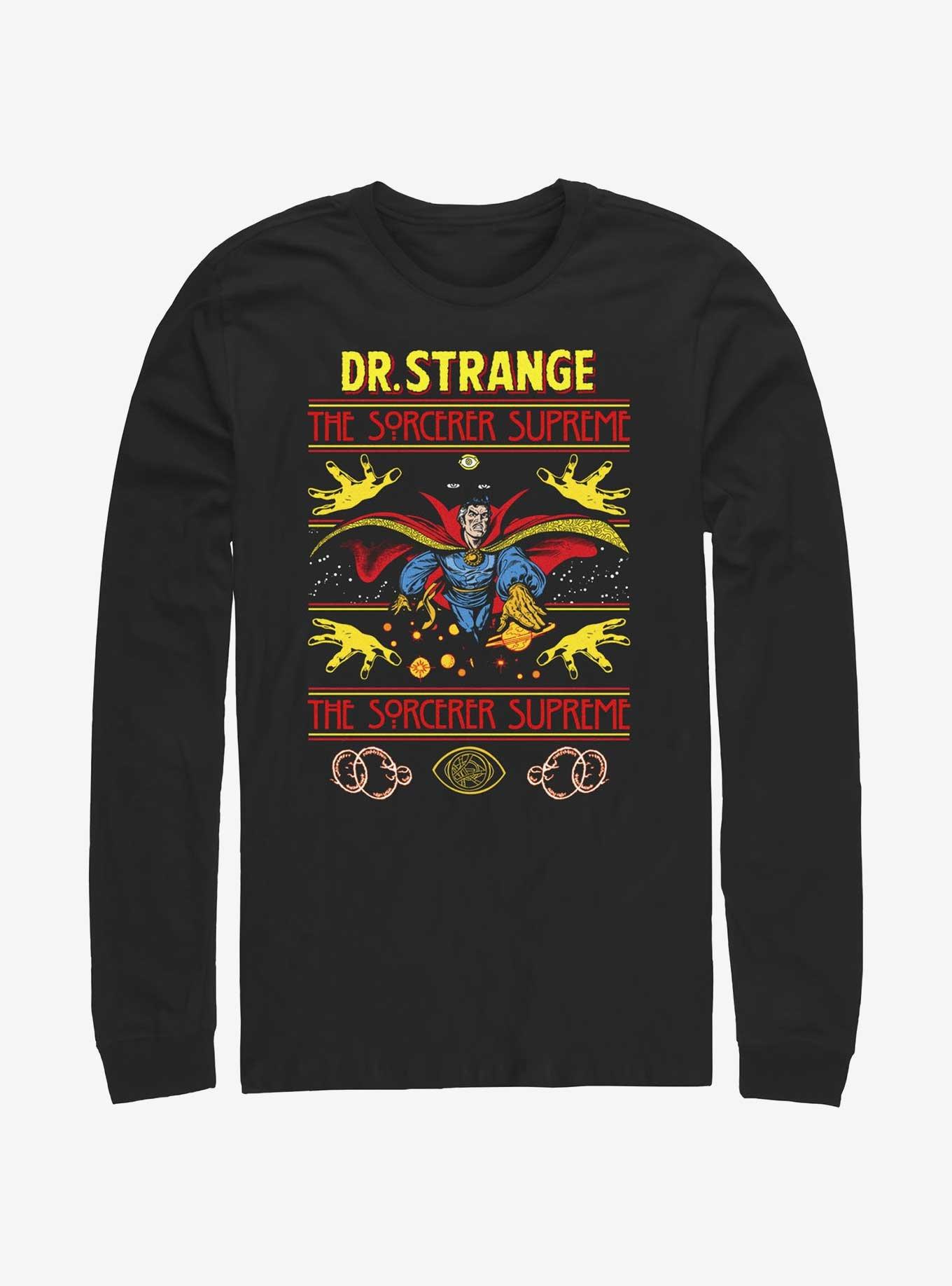 Boy's Marvel Doctor Strange Sorcerer Supreme T-Shirt - Black - X Large