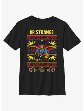 Marvel Doctor Strange Sorcerer Supreme Ugly Christmas Youth T-Shirt, , hi-res