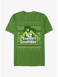Marvel Hulk She-Hulk Season's Greetings Ugly Christmas T-Shirt, KELLY, hi-res