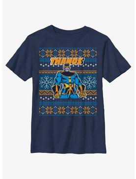 Marvel Thanos Ugly Christmas Youth T-Shirt, , hi-res