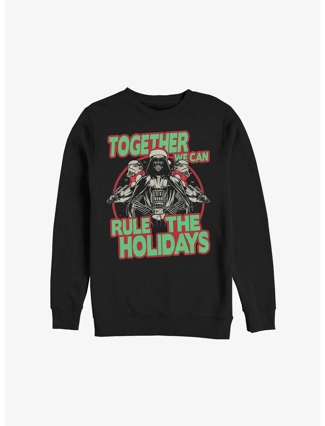 Star Wars Darth Vader Rule The Holidays Sweatshirt, BLACK, hi-res