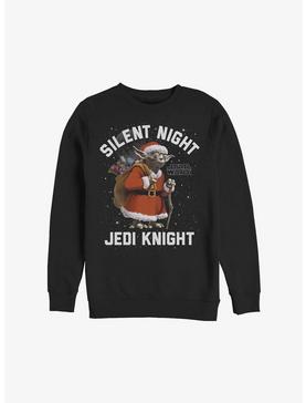 Star Wars Santa Yoda Silent Night Jedi Knight Sweatshirt, , hi-res