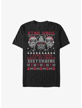 Star Wars Darth Vader Troopers Cheer Ugly Christmas T-Shirt, , hi-res