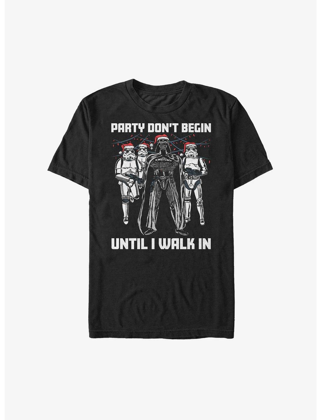 Star Wars Darth Vader Party Don't Begin T-Shirt, BLACK, hi-res
