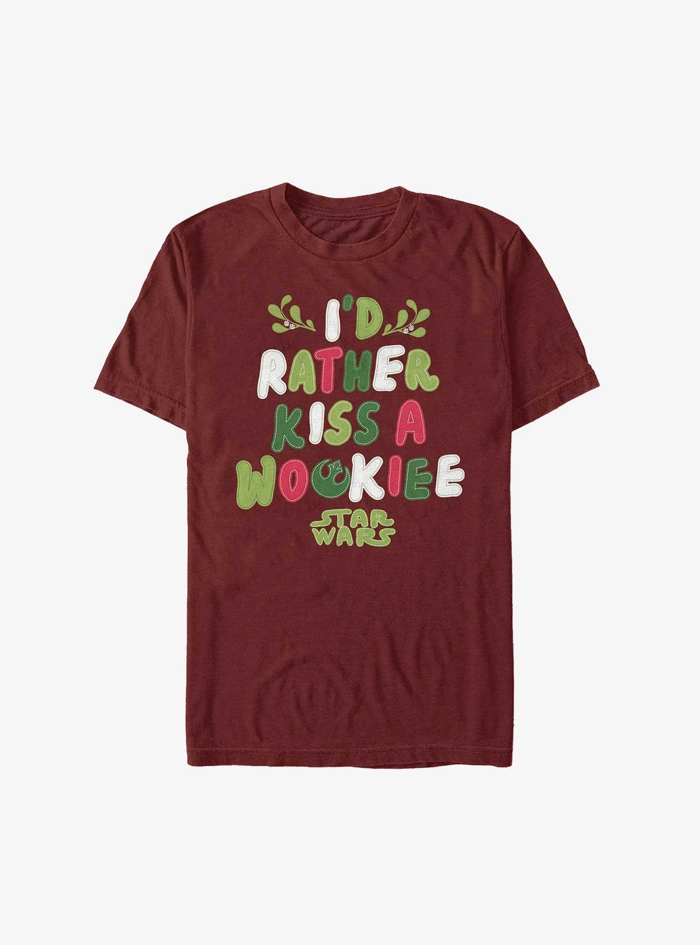 Star Wars I'd Rather Kiss A Wookie T-Shirt 