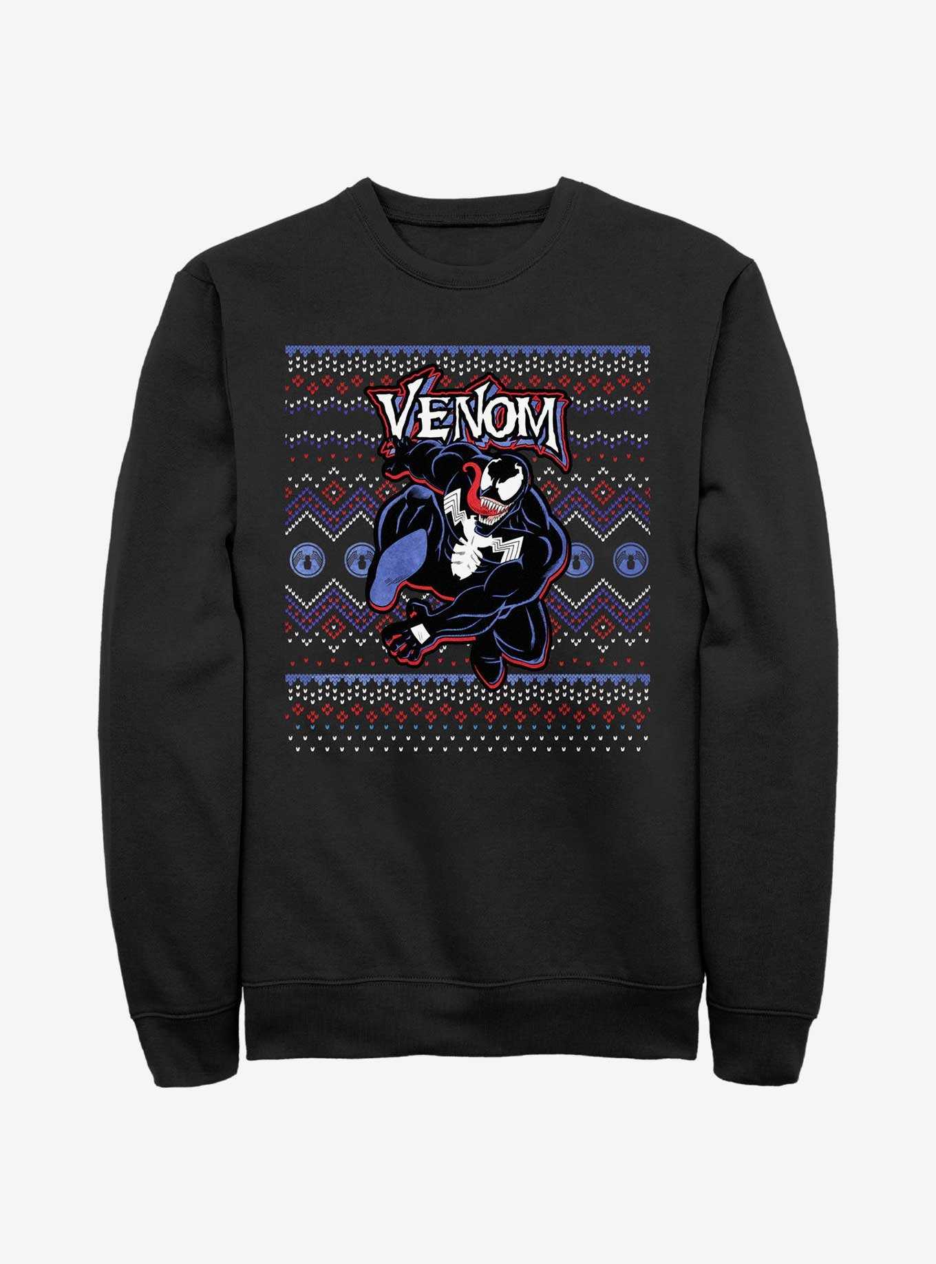 Marvel Venom Venomous Ugly Christmas Sweatshirt, , hi-res
