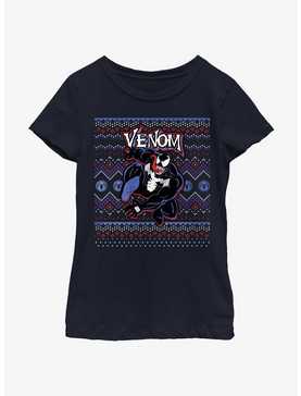 Marvel Venom Venomous Ugly Christmas Youth Girls T-Shirt, , hi-res