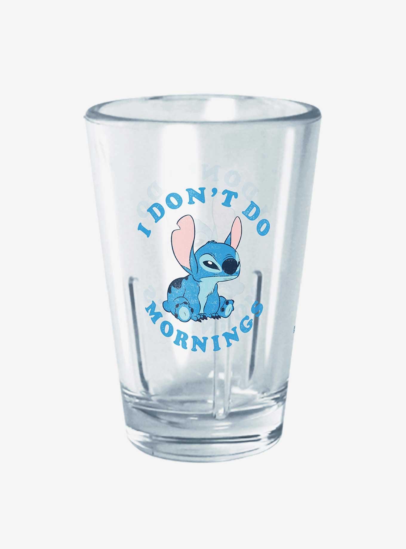 Disney Lilo & Stitch No Mornings Mini Glass, , hi-res
