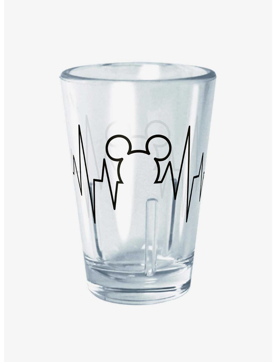 Disney Mickey Mouse Mickey Heartline Mini Glass, , hi-res