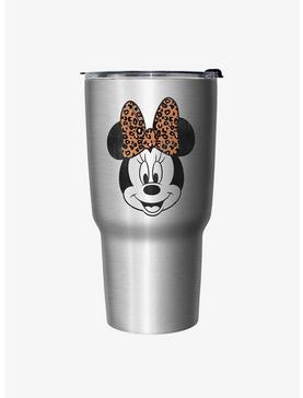 Disney Mickey Mouse Minnie Leopard Bow Travel Mug, , hi-res