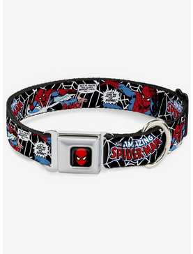 Marvel Spider-Man In Action Seatbelt Buckle Pet Collar, , hi-res
