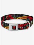 Marvel The Amazing Spider-Man 100Th Anniversary Cover Seatbelt Buckle Pet Collar, MULTI, hi-res