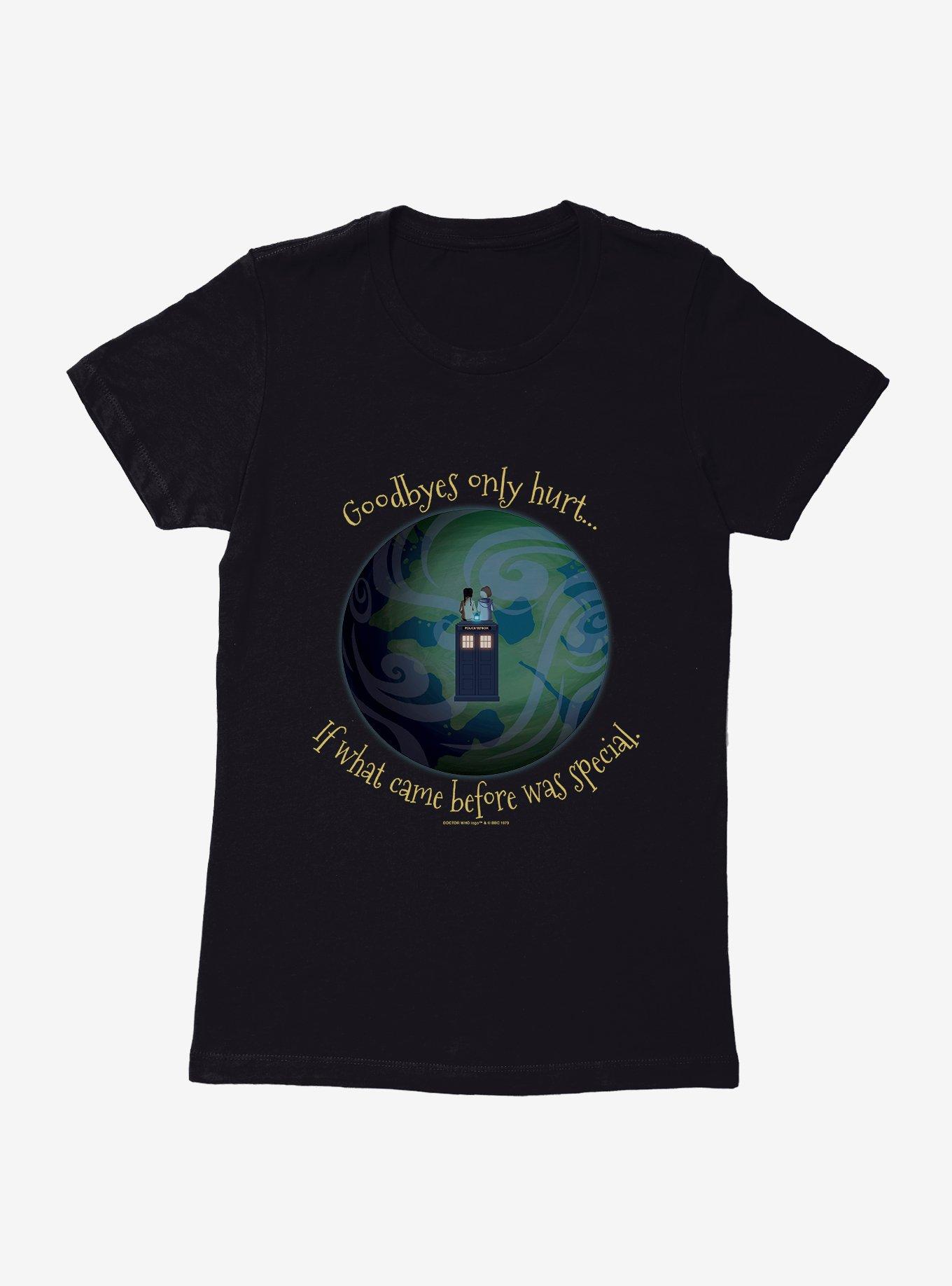 Doctor Who Goodbyes Hurt If Before Was Special Womens T-Shirt, , hi-res