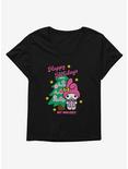 My Melody Happy Holidays Christmas Tree Womens T-Shirt Plus Size, , hi-res