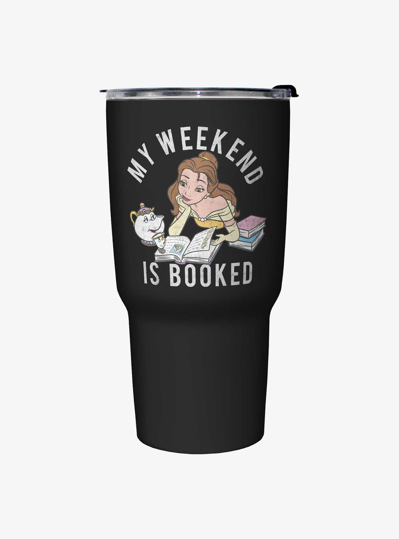 Disney Beauty and the Beast Belle Weekend Booked Travel Mug