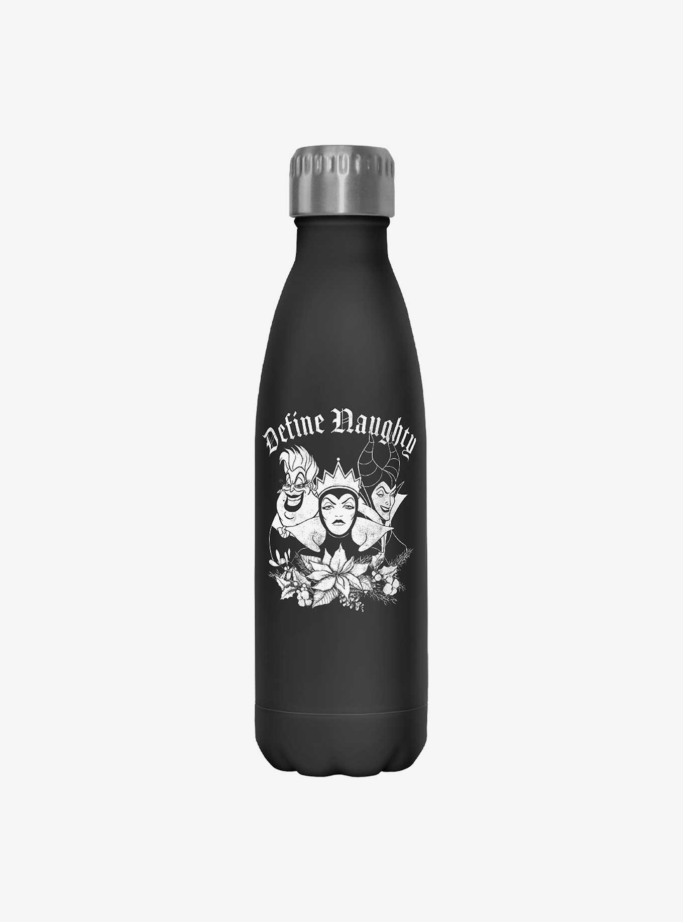 Disney Villains Define Naughty Water Bottle, , hi-res