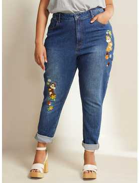 Her Universe Disney Chip 'N Dale Mom Jeans Plus Size Her Universe Exclusive, , hi-res