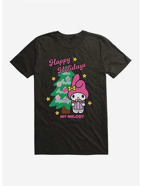 My Melody Happy Holidays Christmas Tree T-Shirt, , hi-res