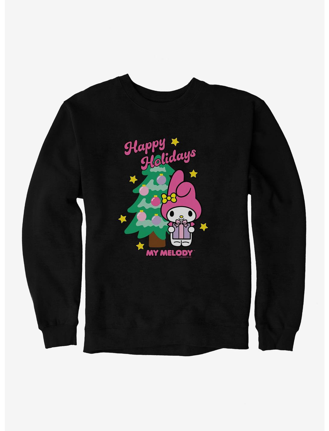 My Melody Happy Holidays Christmas Tree Sweatshirt, , hi-res