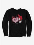 My Melody Happy Holidays Heart Sweatshirt, , hi-res