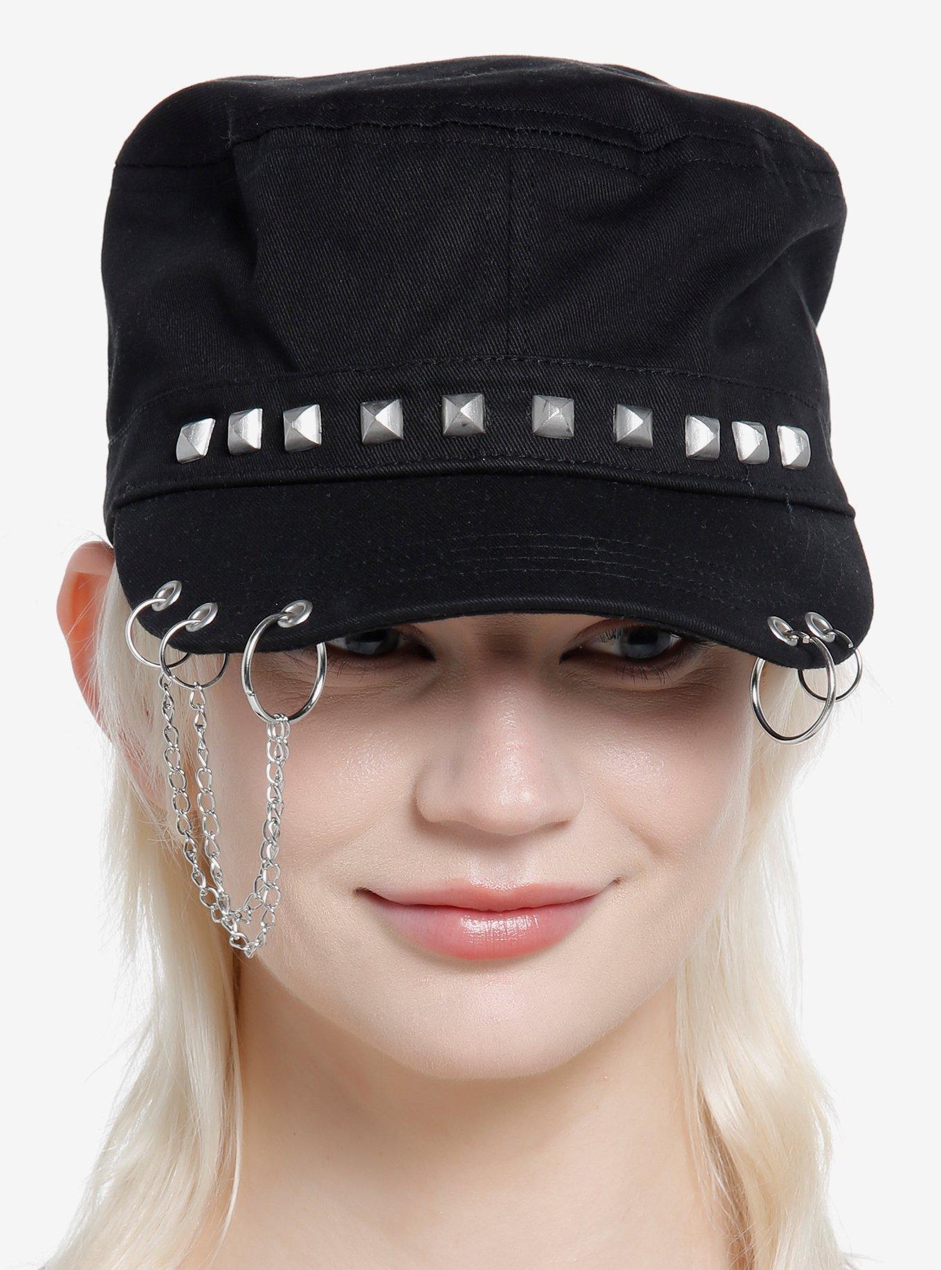 Pyramid Stud O-Ring Cadet Cap, , hi-res