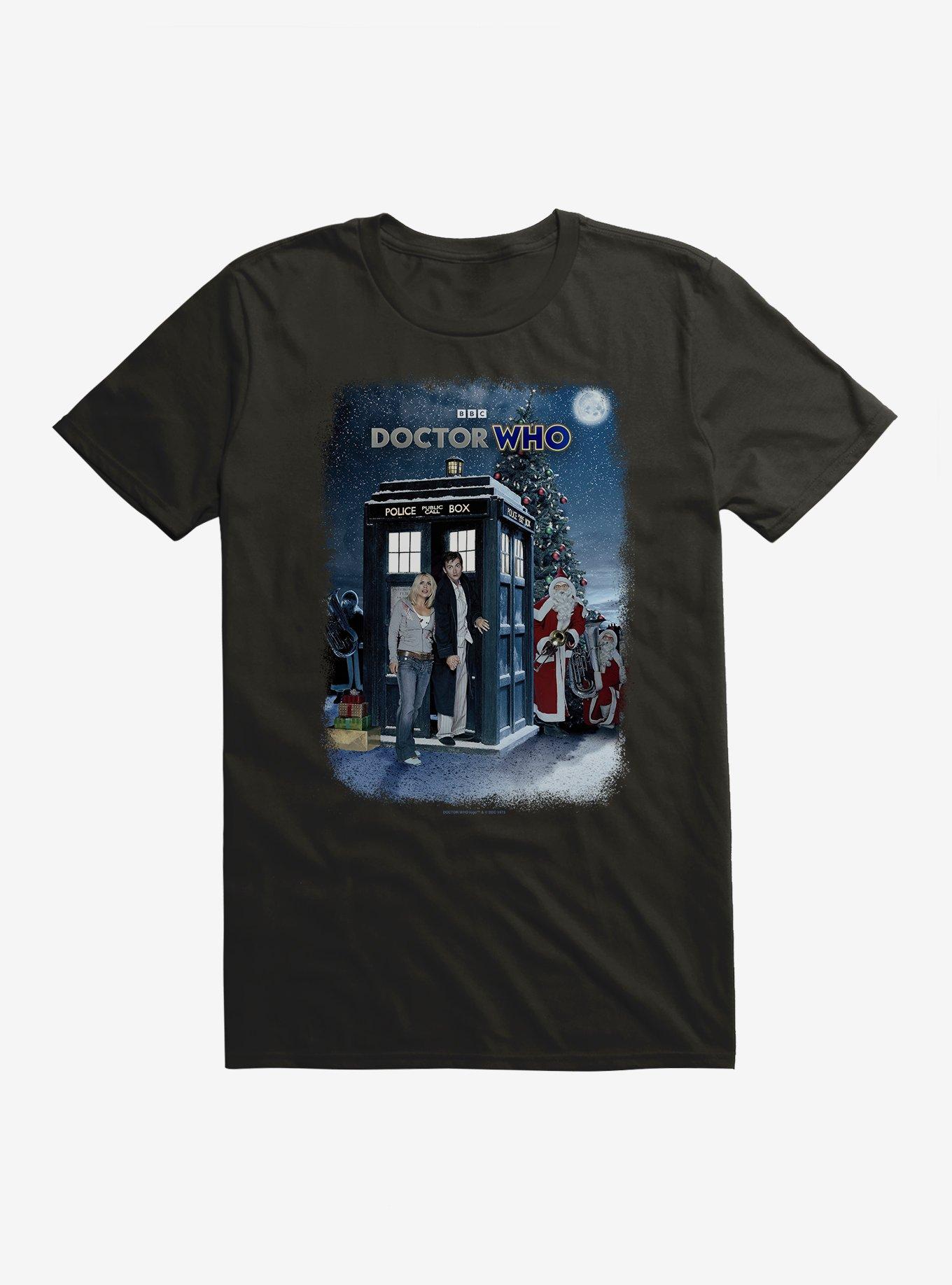 Doctor Who The Christmas Invasion T-Shirt, BLACK, hi-res