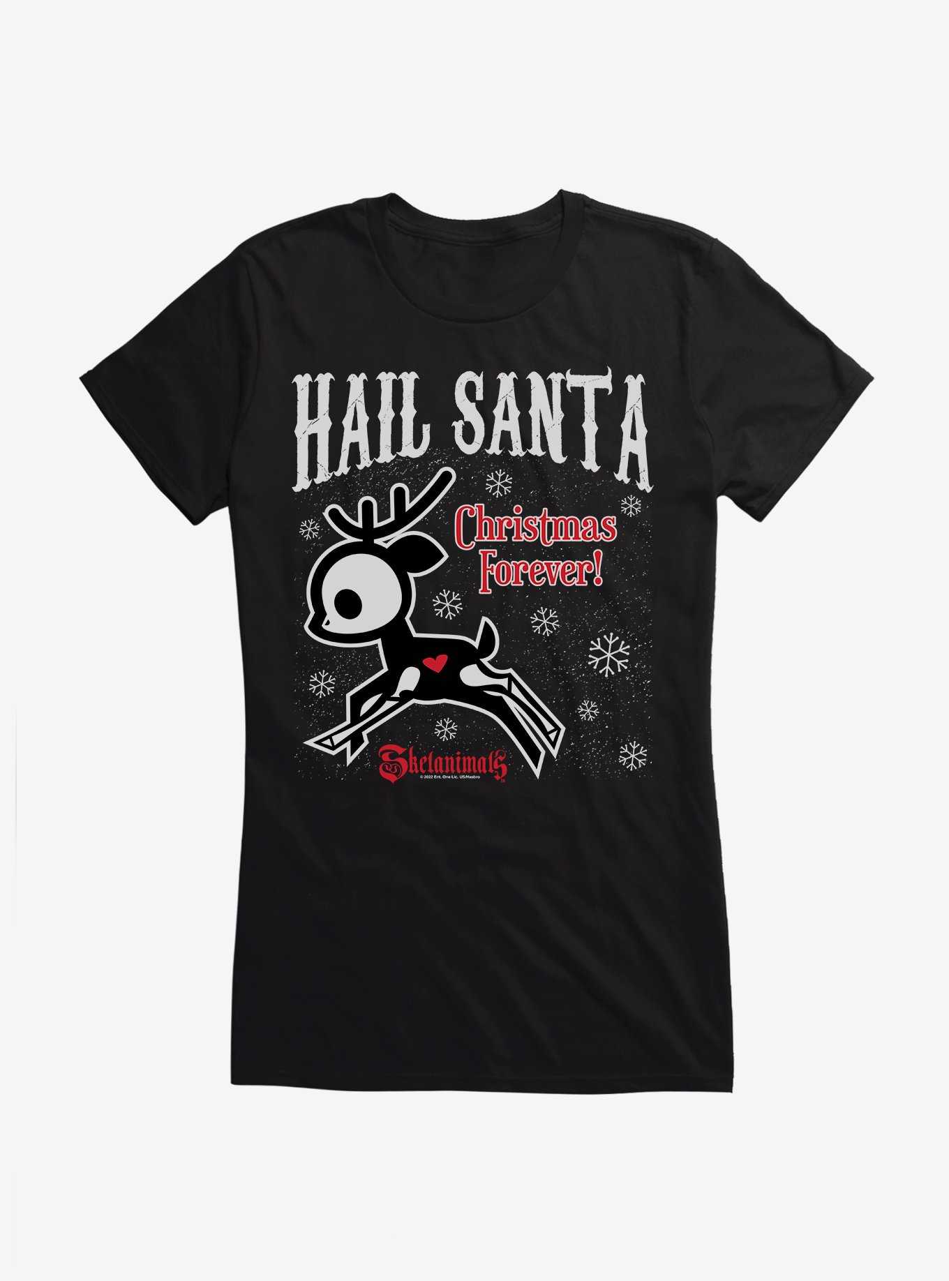 Skelanimals Hail Santa Girls T-Shirt, , hi-res
