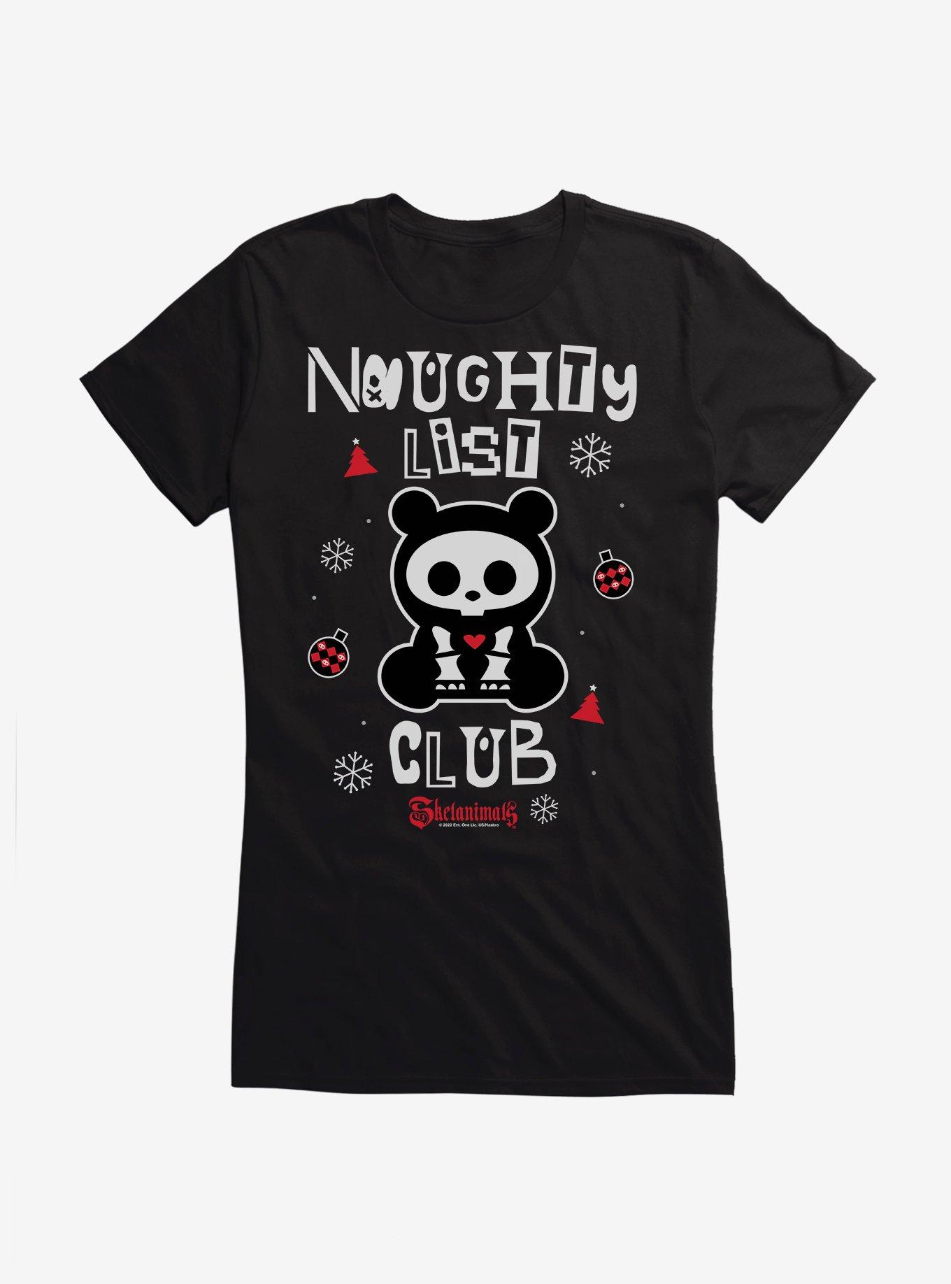 Skelanimals Naughty List Club ChungKee Girls T-Shirt, BLACK, hi-res
