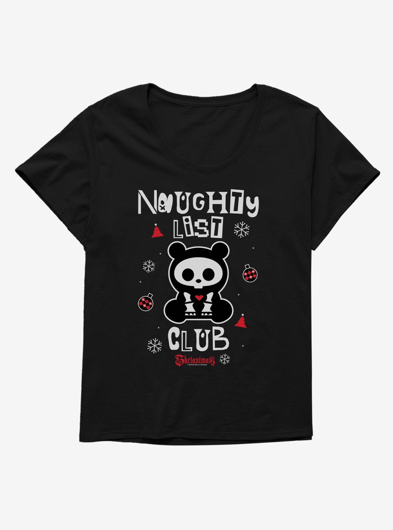 Skelanimals Naughty List Club ChungKee Girls T-Shirt Plus Size, BLACK, hi-res