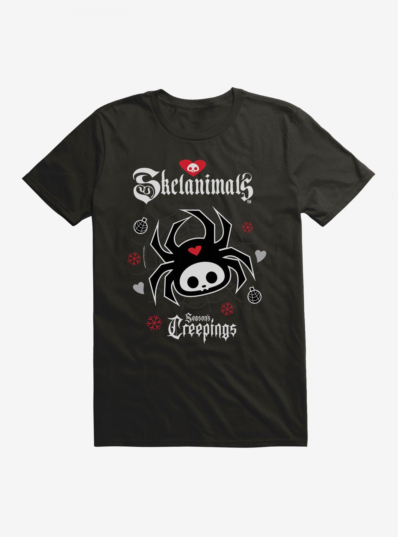 Skelanimals Season's Creepings T-Shirt, BLACK, hi-res