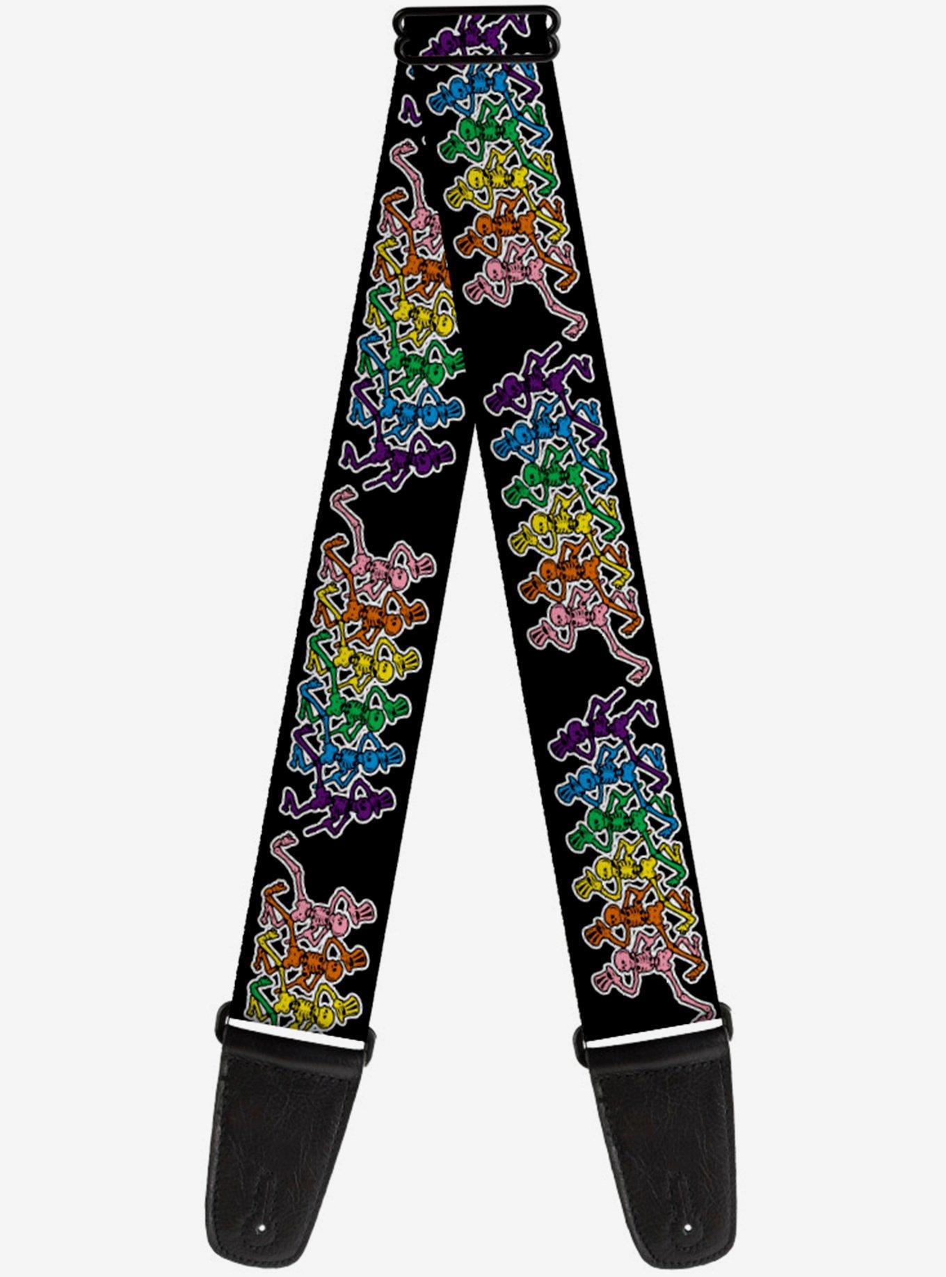 Grateful Dead Dancing Skeletons Guitar Strap, , hi-res