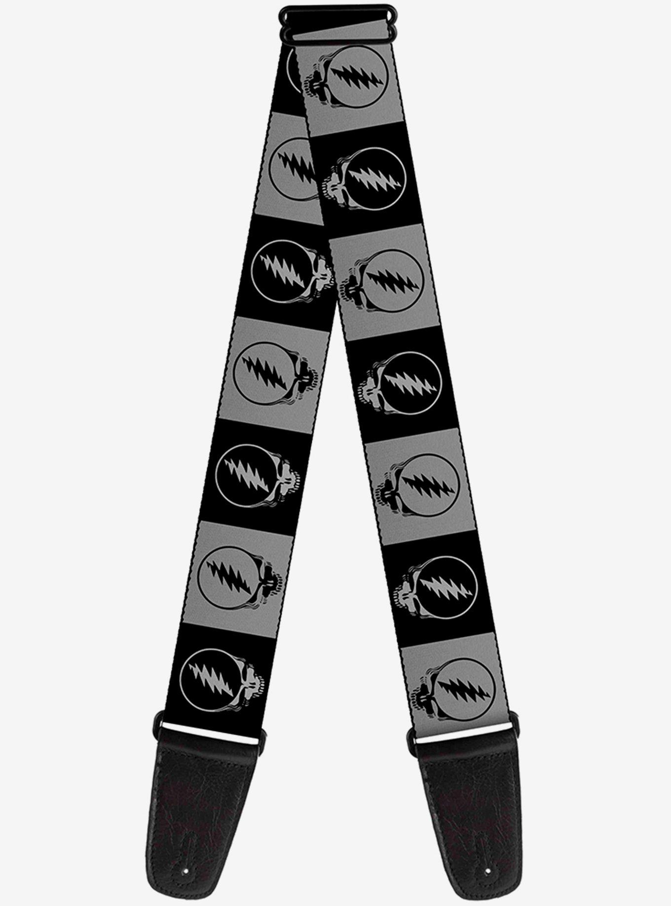 Grateful Dead Steal Your Face Blocks Guitar Strap, , hi-res