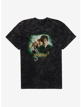 Harry Potter and the Chamber of Secrets Movie Poster Mineral Wash T-Shirt, , hi-res