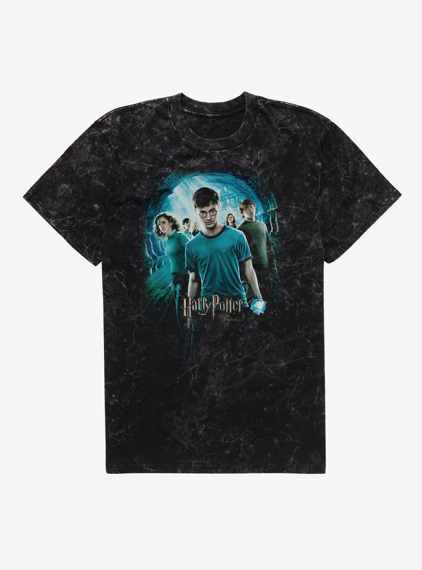 Harry Potter and the Order of the Phoenix In French Movie Poster Mineral Wash T-Shirt