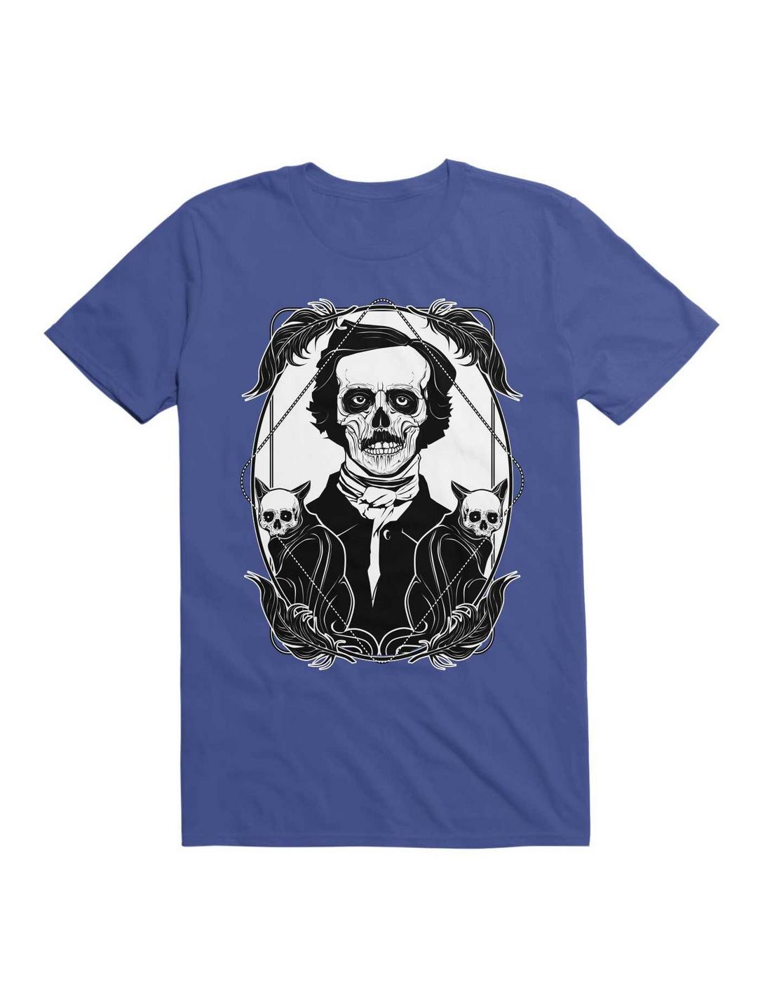 Edgar Allan Poe The Black Cat T-Shirt, ROYAL, hi-res