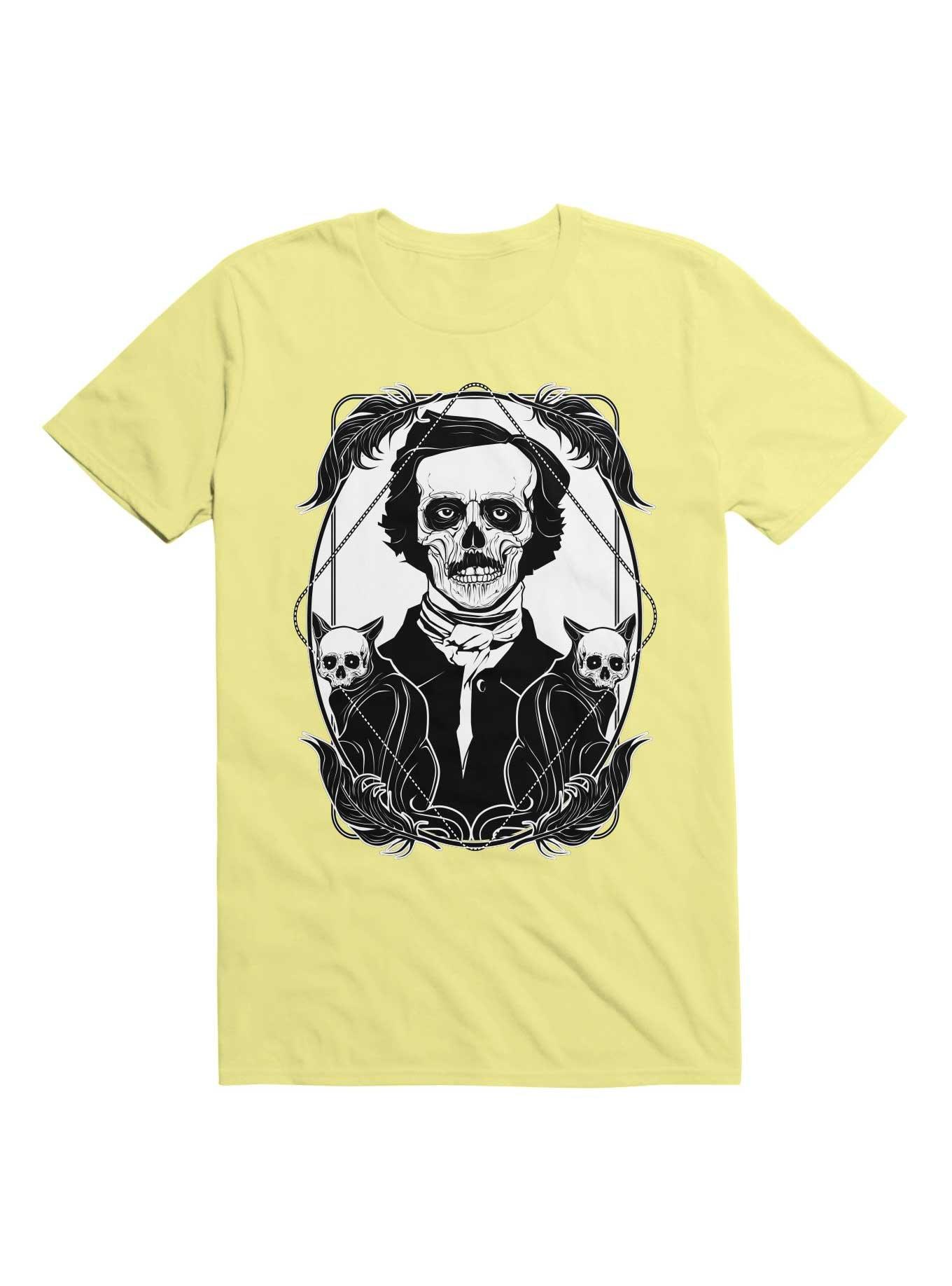 Edgar Allan Poe The Black Cat T-Shirt, SPRING YELLOW, hi-res