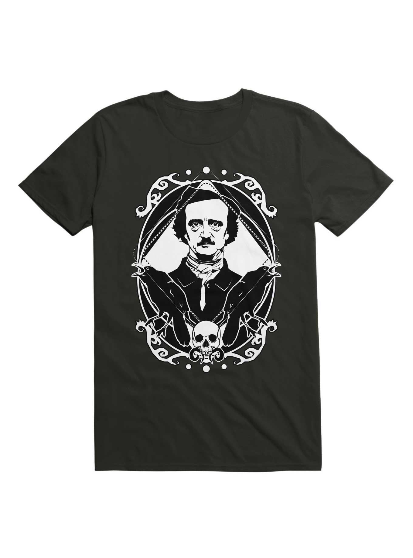 Edgar Allan Poe The King of Macabre T-Shirt, BLACK, hi-res